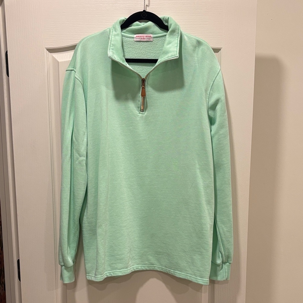 Women’s Discount Divas Mint Quarter-Zip Fleece Pullover Hoodie
